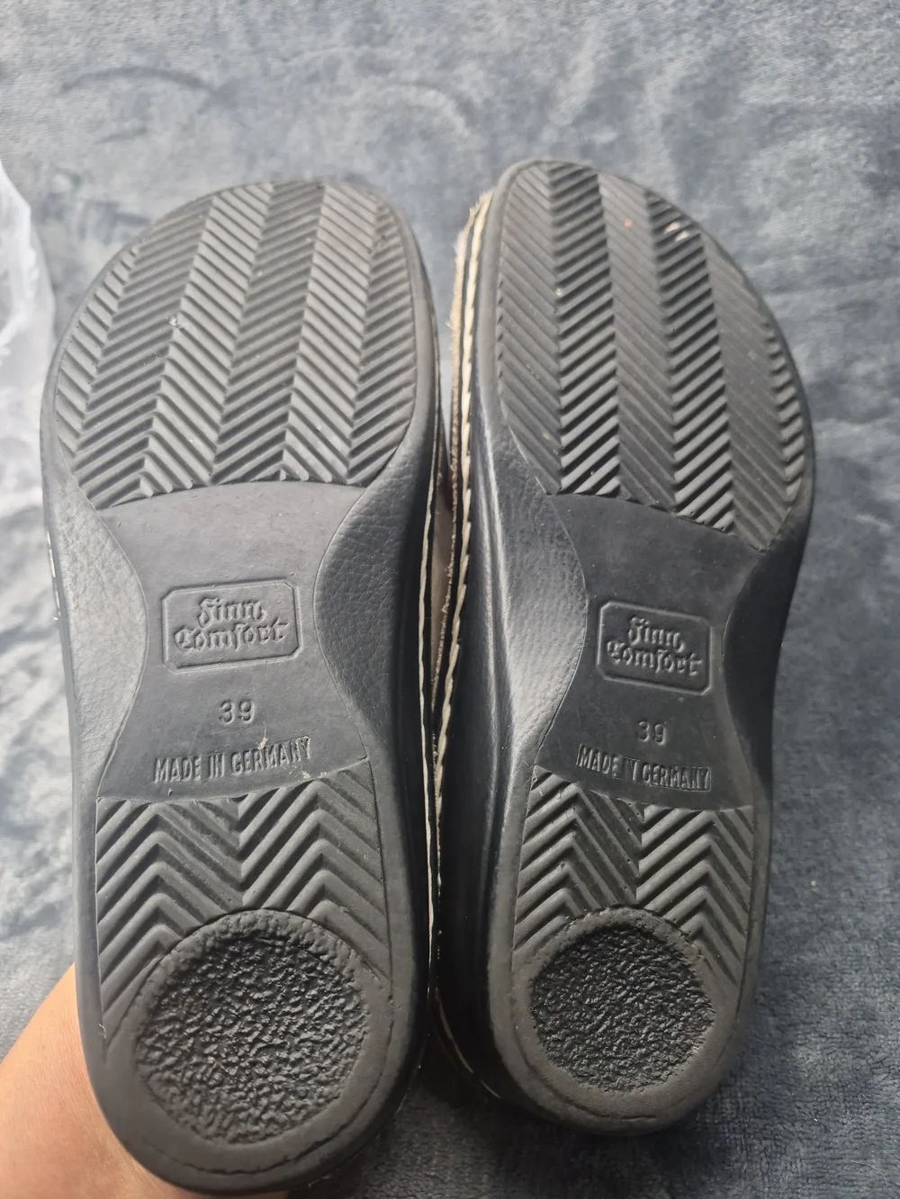Finn Comfort Sansibar Pearl Leather Adjustable Strap Sandals Ws EU 39 D 8-8.5D - Picture 8 of 10